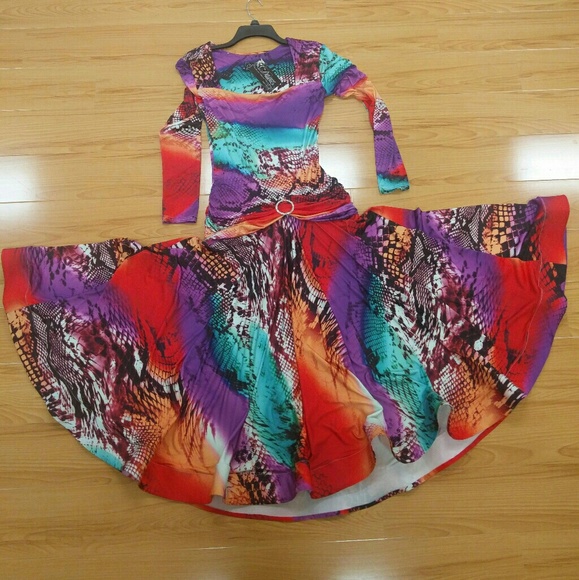 🆕 Tropical snakeskin dress price is firm - Picture 2 of 4